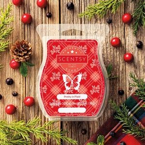 Lot of 3 Pretty In Plaid Scentsy bars NIB
